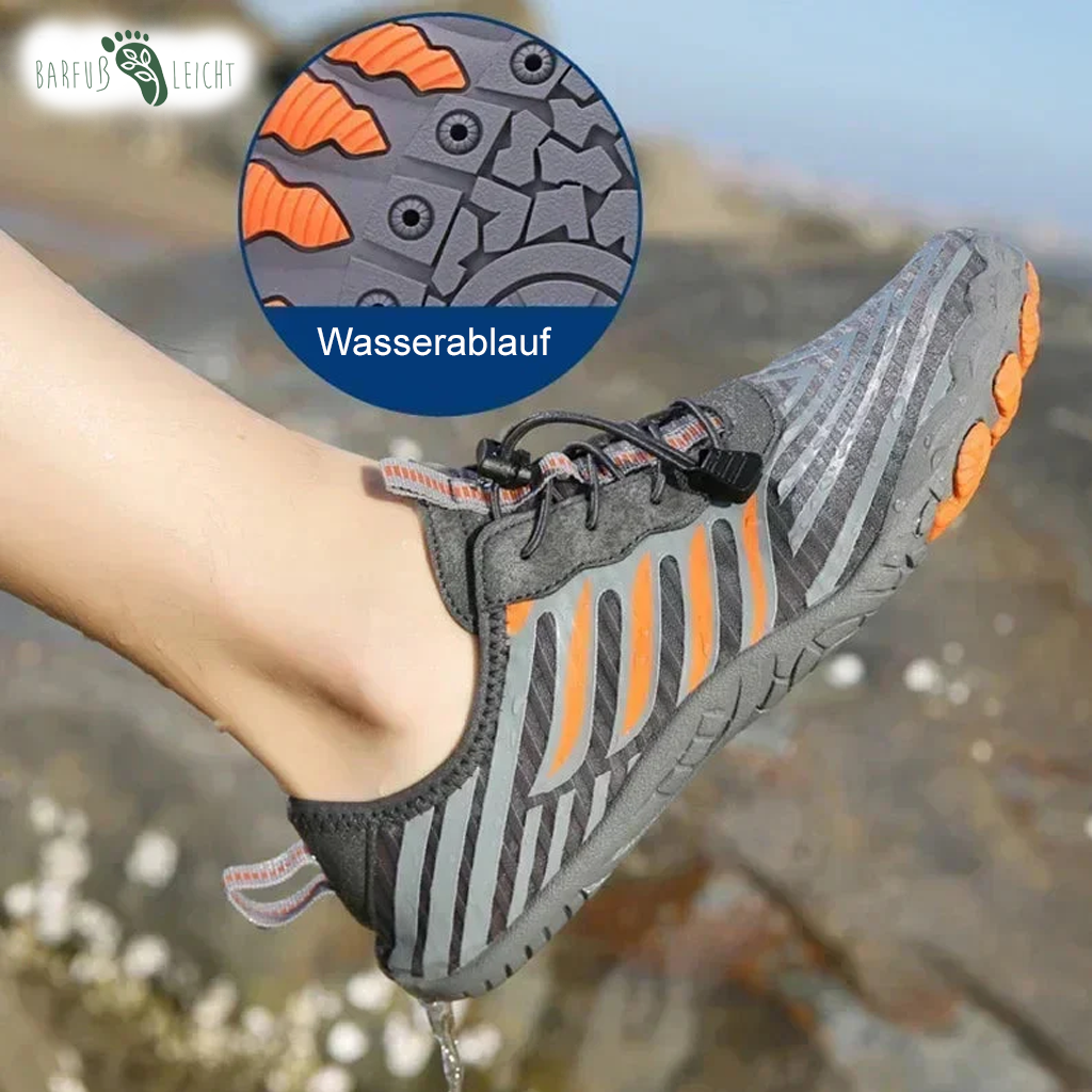 AquaSole – Der leichte Barfuß-Wasserschuh für aktive Füße