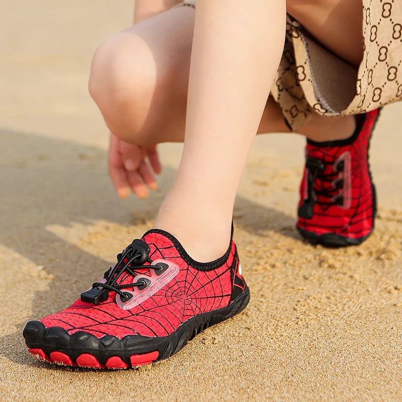 Leichte Aqua-Barfußschuhe für Kinder – Wasserdicht & Rutschfest
